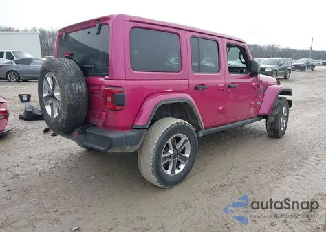 2022 Jeep Wrangler Unlimited Sahara 4X4 z USA, uszkodzony, nr VIN 1C4HJXEG8NW126481